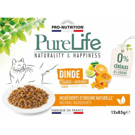  Pâtée pour chat à la dinde - PURE LIFE WET DINDEPro-Nutrition Flatazor 3