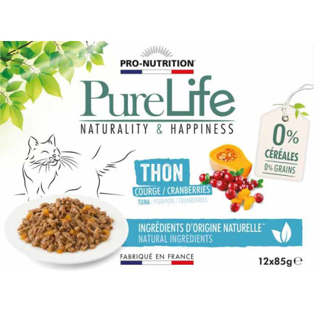  Pâtée pour chat au thon - PURE LIFE WET THONPro-Nutrition Flatazor 3