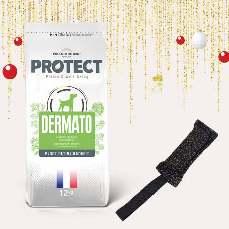 Édition spéciale pour chien - Protect Dermato 12kg + jouet pour chien 1 Édition spéciale pour chien - Protect Dermato 12kg + jouet pour chien 1