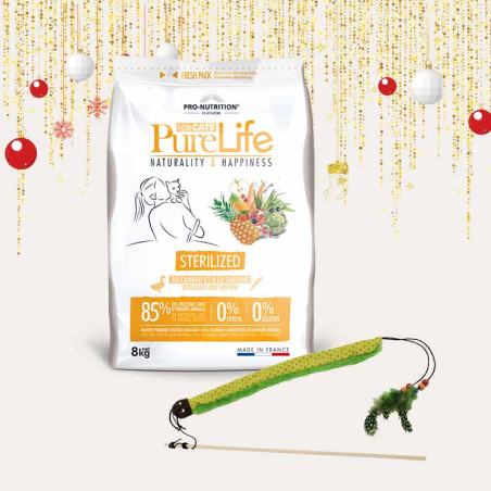 Édition spéciale pour chat - Pure Life for Cats Sterilized 8kg + jouet pour chat 1 Édition spéciale pour chat - Pure Life for Cats Sterilized 8kg + jouet pour chat 1