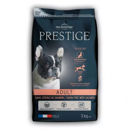 PRESTIGE ADULTE SAUMON SANS CEREALE - croquettes chienPro-Nutrition Flatazor 2 PRESTIGE ADULTE SAUMON SANS CEREALE - croquettes chienPro-Nutrition Flatazor 2