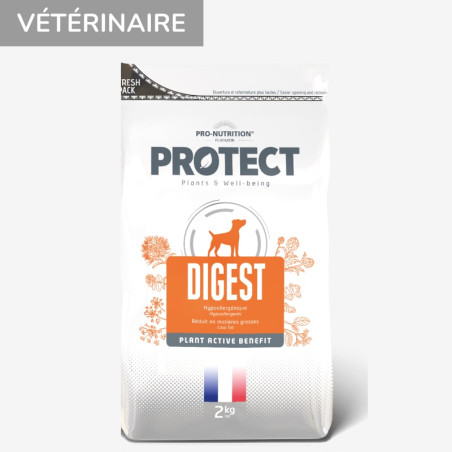  PROTECT CHIEN  DIGEST | Croquettes vétérinaires pour chien sujet aux troubles digestifsPro-Nutrition Flatazor 1