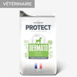 PROTECT CHIEN  DERMATO | Croquettes vétérinaires pour chien présentant des troubles cutanés