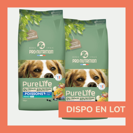  PURE LIFE CHIEN ADULT 7+  POISSONS | Croquettes sans céréales pour  chien senior aux poissonsPro-Nutrition Flatazor 4