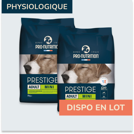  PRESTIGE CHIEN ADULT MINI | Croquettes pour petit chien - LOT 2x8kgPro-Nutrition Flatazor 1