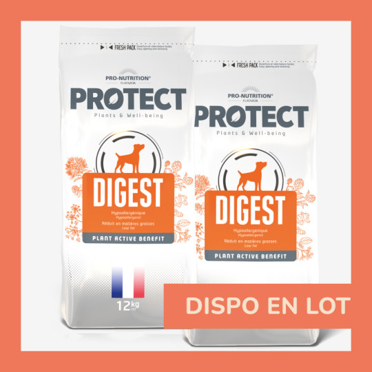 croquettes hypoallergénique chien diarrhée PROTECT CHIEN DIGEST