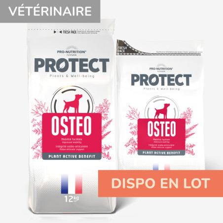  PROTECT CHIEN  OSTEO | Croquettes vétérinaires pour chien ayant des problèmes ostéo - LOT 2x12kgPro-Nutrition Flatazor 1