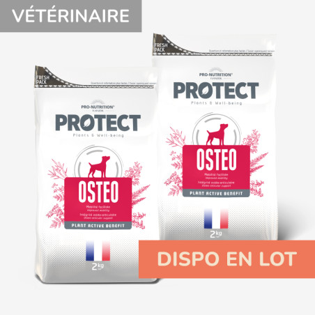  PROTECT CHIEN  OSTEO | Croquettes vétérinaires pour chien ayant des problèmes ostéo - LOT 2x2kgPro-Nutrition Flatazor 1