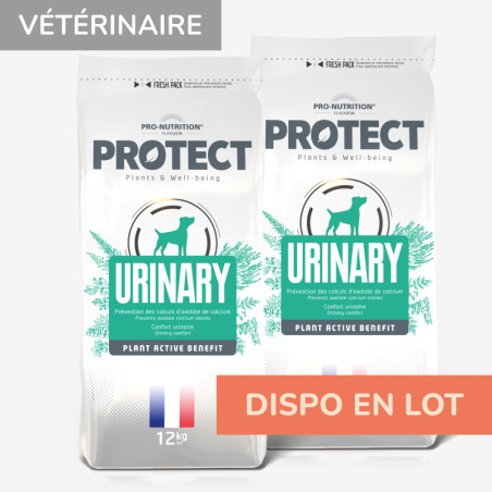  PROTECT CHIEN  URINARY | Croquettes vétérinaires pour chien ayant des problèmes urinaires - LOT 2x12kgPro-Nutrition Flatazor 1