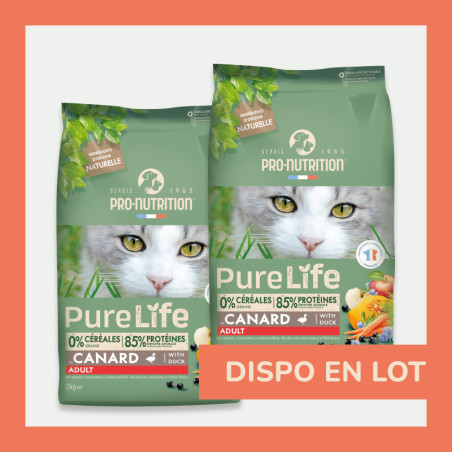  PURE LIFE CHAT ADULT CANARD | Croquettes sans céréales pour  chat  au canardPro-Nutrition Flatazor 4