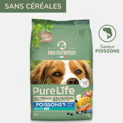 Pure Life Chien Adult 7+ Poissons | Croquettes sans céréales pour chien senior - saveur poissons