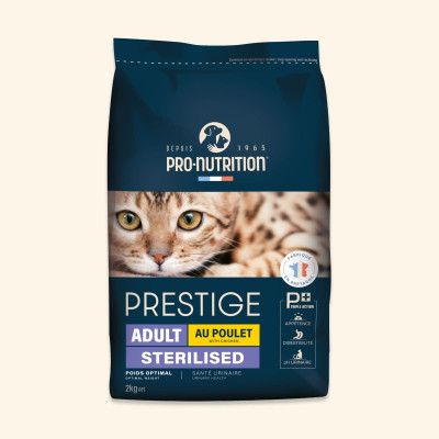 Adult Sterilised -  Saveur Poulet | Chat adulte stérilisé et/ou ayant tendance à l'embonpoint