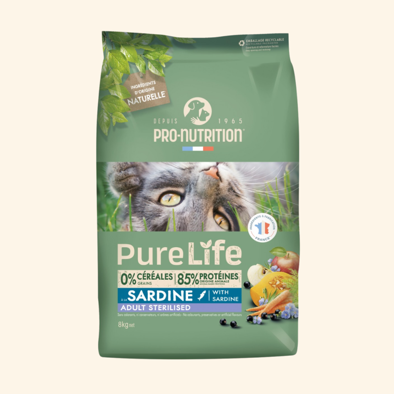  Adult Sterilised - Saveur Sardine | Chat adulte stérilisé et/ou ayant tendance à l'embonpointPro-Nutrition Flatazor 2