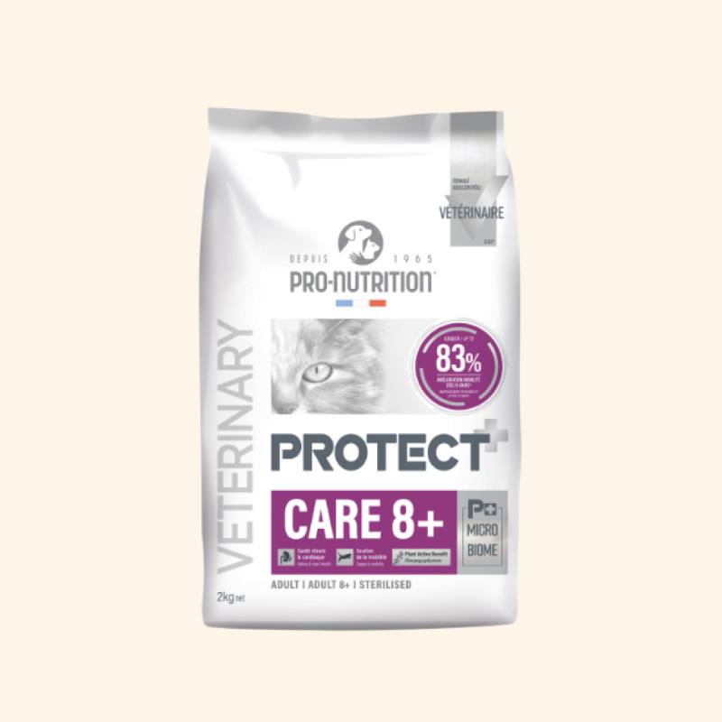  Care 8+ | Chat adulte ou âgé avec troubles de la fonction rénale, ostéo-articulaires ou cardiaquesPro-Nutrition Flatazor 1