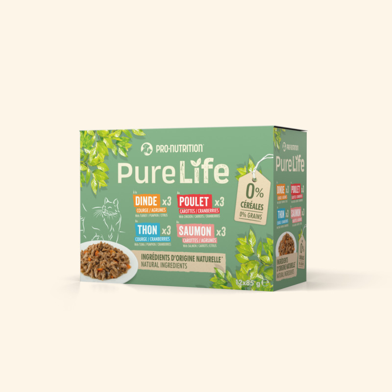  Pâtée pour chat 4 variétésPro-Nutrition Flatazor 1