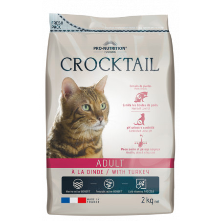CROCKTAIL ADULT DINDE - croquettes chatPro-Nutrition Flatazor 1 CROCKTAIL ADULT DINDE - croquettes chatPro-Nutrition Flatazor 1
