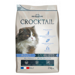 CROCKTAIL ADULT STERILIZED AU POULET - croquettes chat