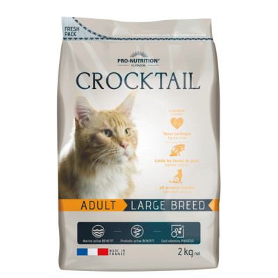 CROCKTAIL ADULT LARGE BREED - croquettes chats de grande taille