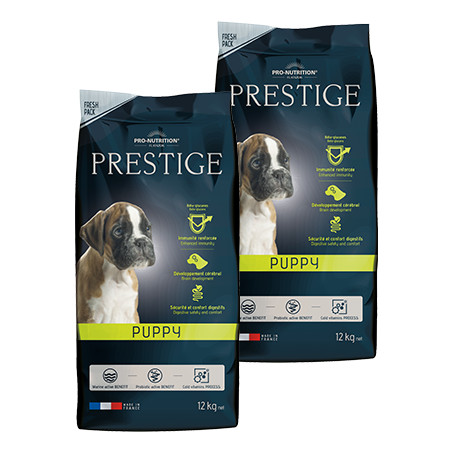 LOT 2X12kg -Croquettes chiot ou femelle en gestation / lactation - Prestige PuppyPro-Nutrition Flatazor 1 LOT 2X12kg -Croquettes chiot ou femelle en gestation / lactation - Prestige PuppyPro-Nutrition Flatazor 1