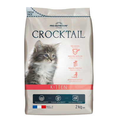 Echantillon 80gr - CROCKTAIL KITTEN - croquettes chaton