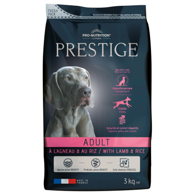 Echantillon 80gr - PRESTIGE ADULT AGNEAU RIZ - croquettes chien