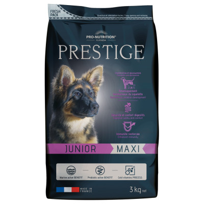 Echantillon 80gr - PRESTIGE JUNIOR MAXI - croquettes chiots et jeunes chiens