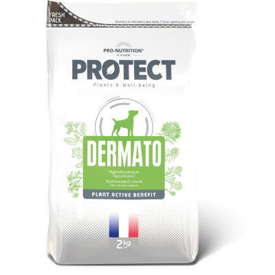 Echantillon 80gr - PROTECT CHIEN DERMATO - Croquettes hypoallergéniques pour chien présentant des troubles cutanés