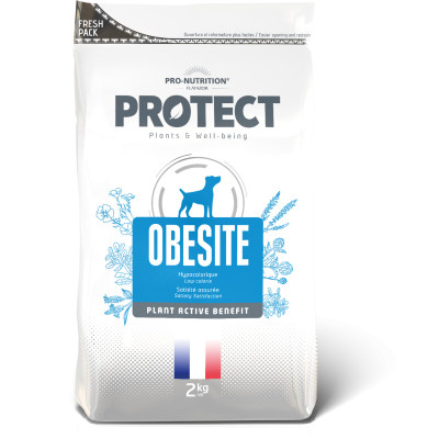Echantillon 80gr - PROTECT CHIEN OBÉSITÉ - Croquettes pour la perte de poids chez le chien obèse ou en surpoids