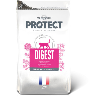 Echantillon 80gr - PROTECT CHAT DIGEST- Croquettes chat présentant des problèmes digestifs