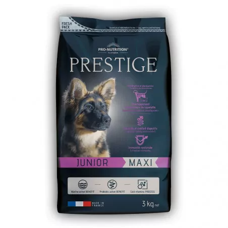 PRESTIGE JUNIOR MAXI - croquettes chiots et jeunes chiensPro-Nutrition Flatazor 1 PRESTIGE JUNIOR MAXI - croquettes chiots et jeunes chiensPro-Nutrition Flatazor 1