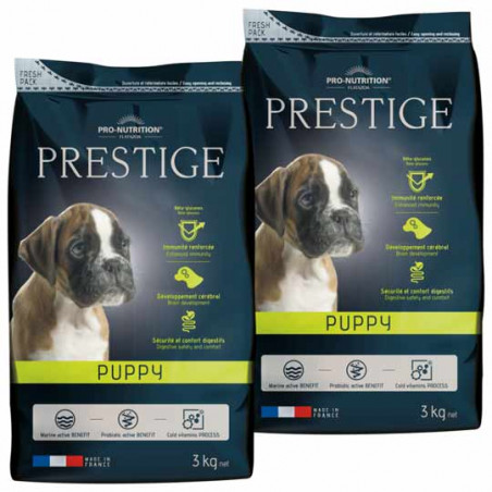 PACK DÉCOUVERTE 2x3KG - PRESTIGE PUPPY - croquettes chiot ou femelle en gestation / lactationPro-Nutrition Flatazor 1 PACK DÉCOUVERTE 2x3KG - PRESTIGE PUPPY - croquettes chiot ou femelle en gestation / lactationPro-Nutrition Flatazor 1