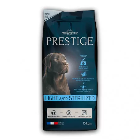 LOT 2X15kg - PRESTIGE LIGHT AND/OR STERILIZED - croquettes chienPro-Nutrition Flatazor 2 LOT 2X15kg - PRESTIGE LIGHT AND/OR STERILIZED - croquettes chienPro-Nutrition Flatazor 2