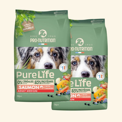 Adult Medium - Saveur Saumon | Chien adulte de taille moyennePro-Nutrition Flatazor 1