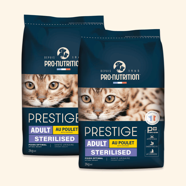  Adult Sterilised -  Saveur Poulet | Chat adulte stérilisé et/ou ayant tendance à l'embonpointPro-Nutrition Flatazor 5