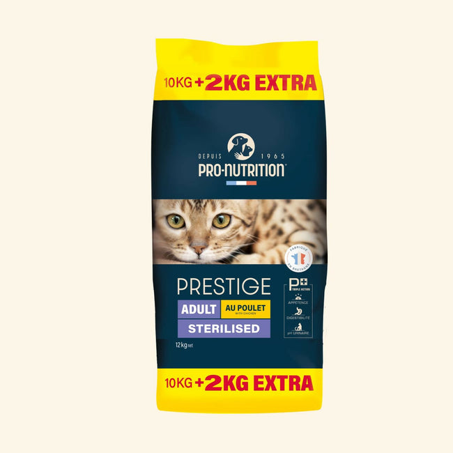 Adult Sterilised -  Saveur Poulet | Chat adulte stérilisé et/ou ayant tendance à l'embonpointPro-Nutrition Flatazor 6