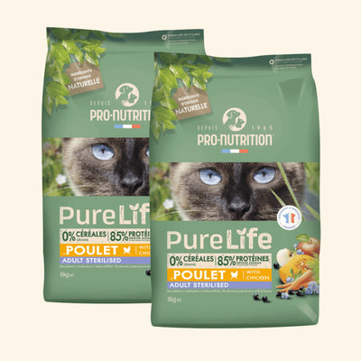  Adult Sterilised - Saveur Poulet | Chat adulte stérilisé  et/ou ayant tendance à l'embonpointPro-Nutrition Flatazor 1