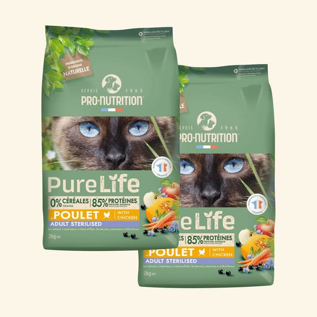  Adult Sterilised - Saveur Poulet | Chat adulte stérilisé  et/ou ayant tendance à l'embonpointPro-Nutrition Flatazor 6